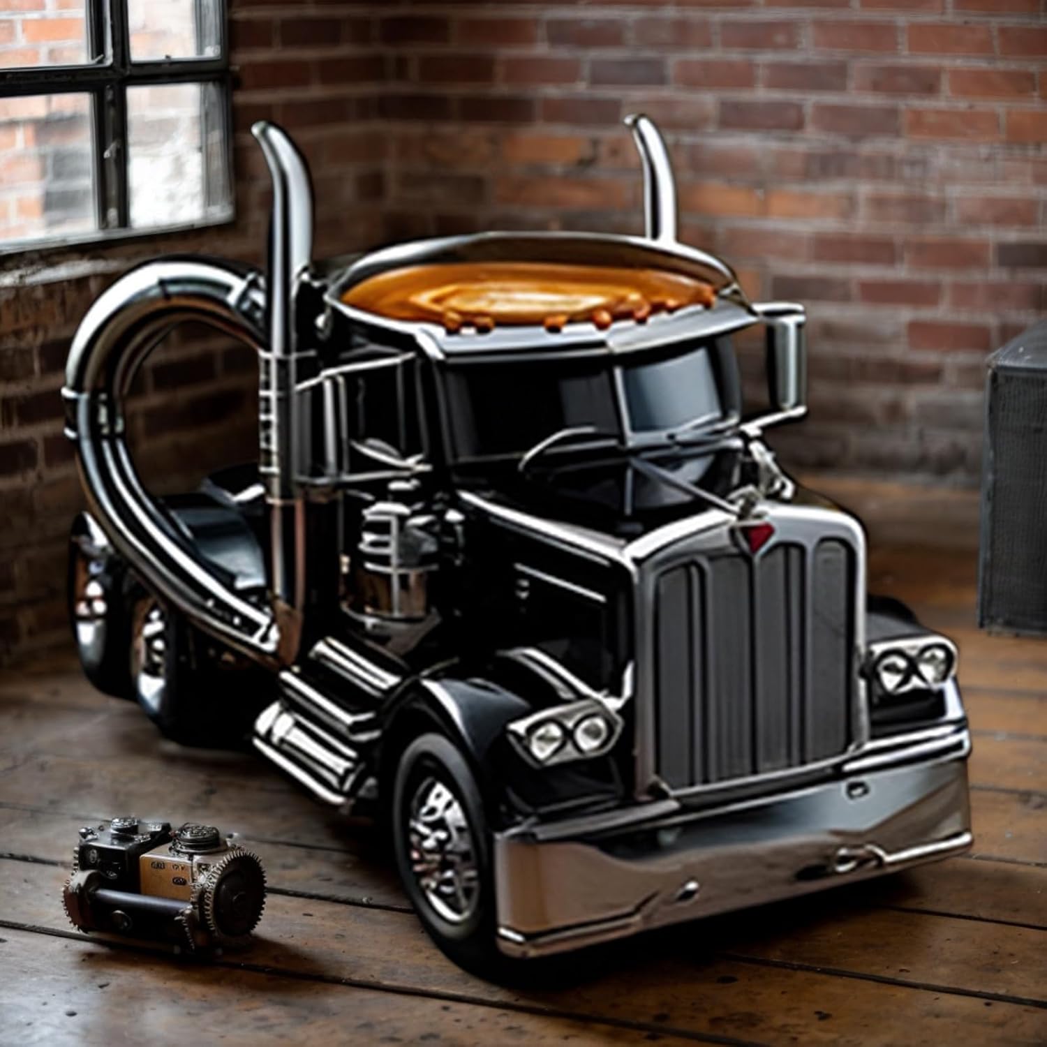 Handcrafted Truck Coffee Mug,truck driver coffee mug,semi truck coffee mug,Perfect For Truckers and Coffee Enthusiasts – Ideal Gift For lorry Lovers