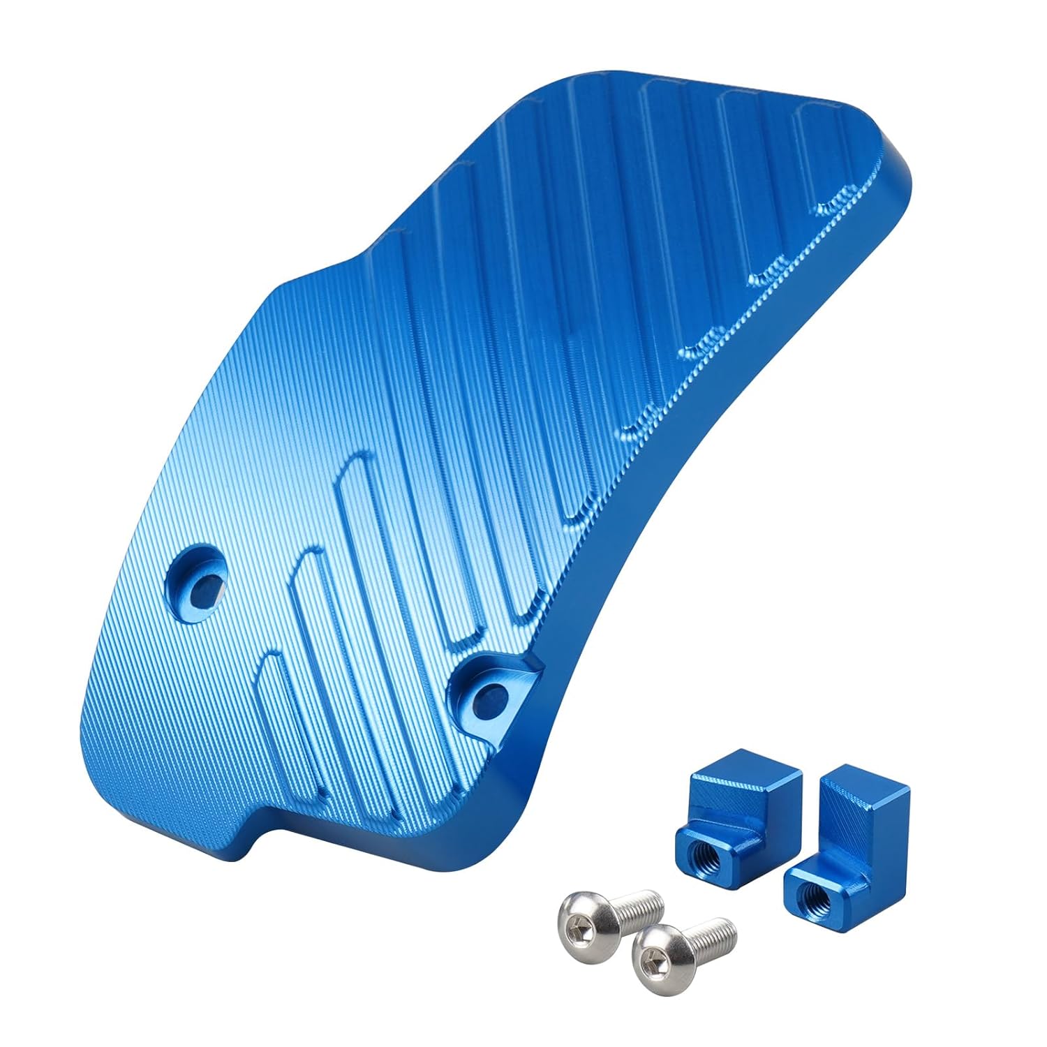 Bevinsee Heel/Toe Accelerator Extension Pedal Compatible with VW MQB/MQB EVO Golf GTI MK7 MK8 Manual Transmission LHD Aluminum Replacement 5Q1723503F 5Q1723503H Blue