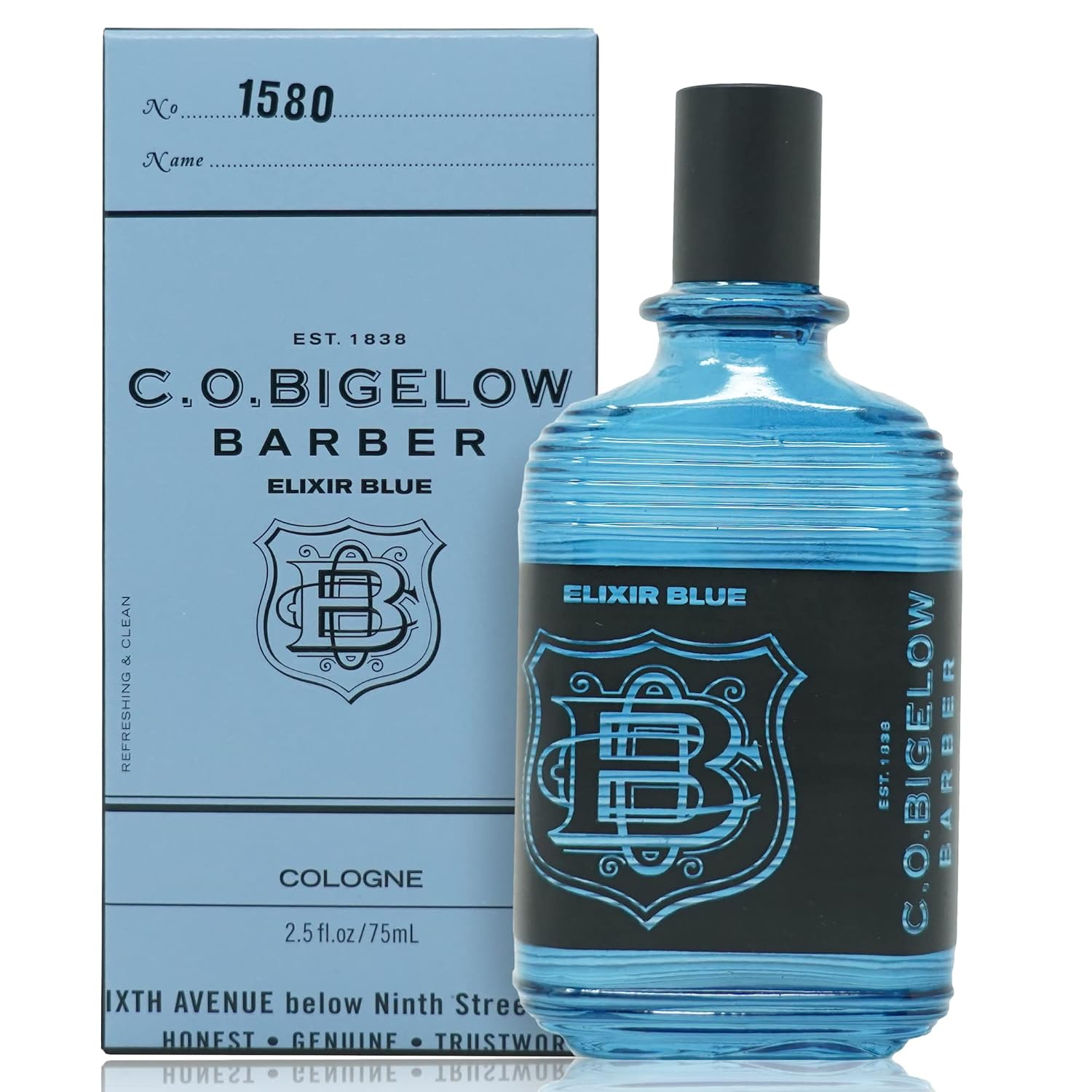 C.O. Bigelow Elixir Blue Cologne for Men, Watery Marine Fragrance