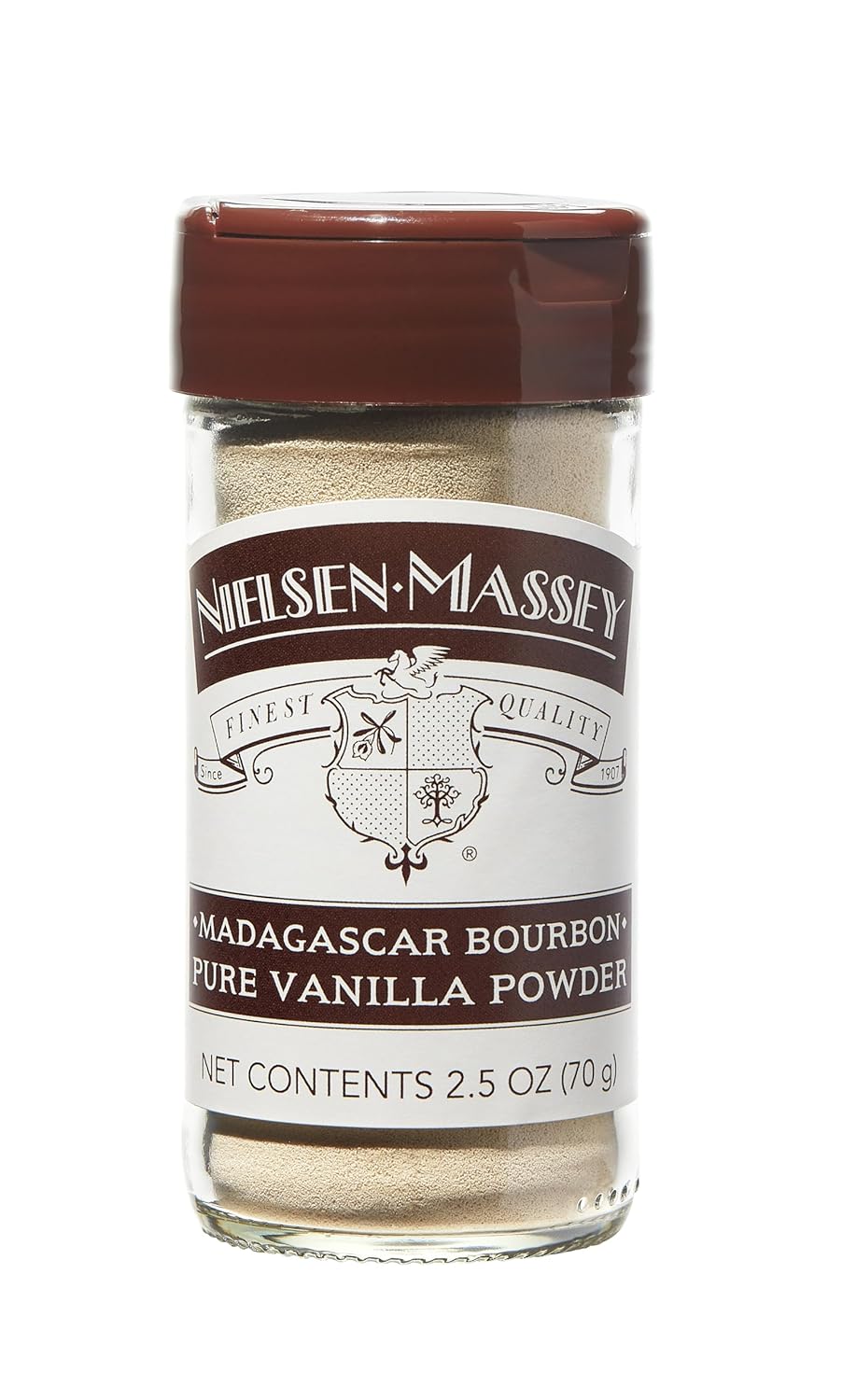 Nielsen-Massey Madagascar Bourbon Pure Vanilla Powder for Baking and Cooking, 2.5 Ounce Jar