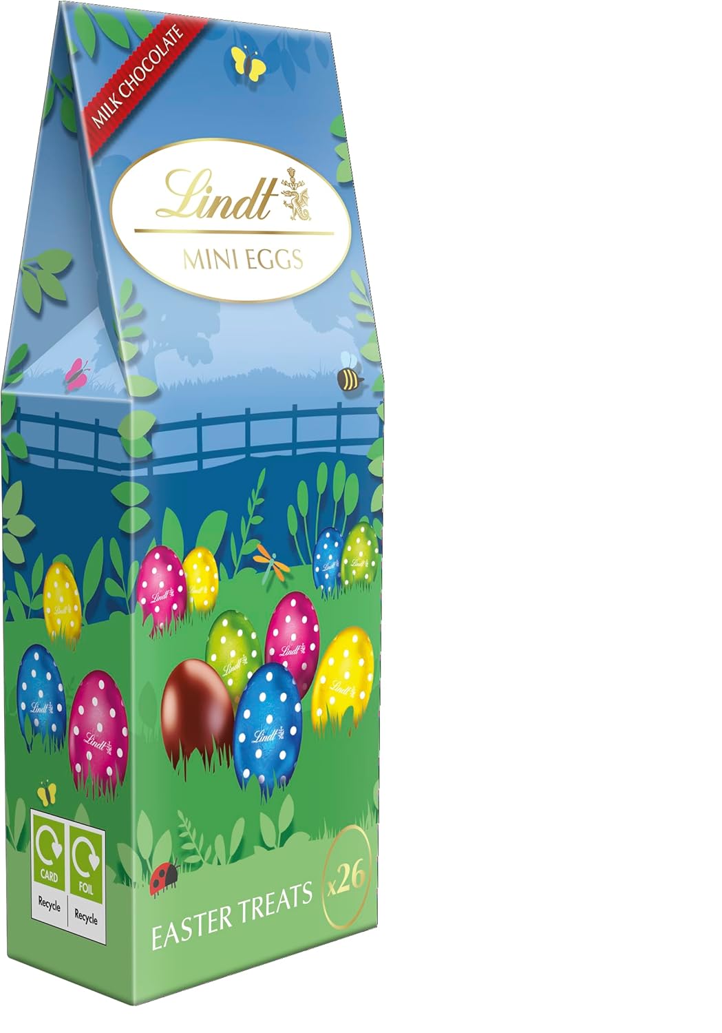 Lindt Solid Mini Eggs Milk Canister 155g