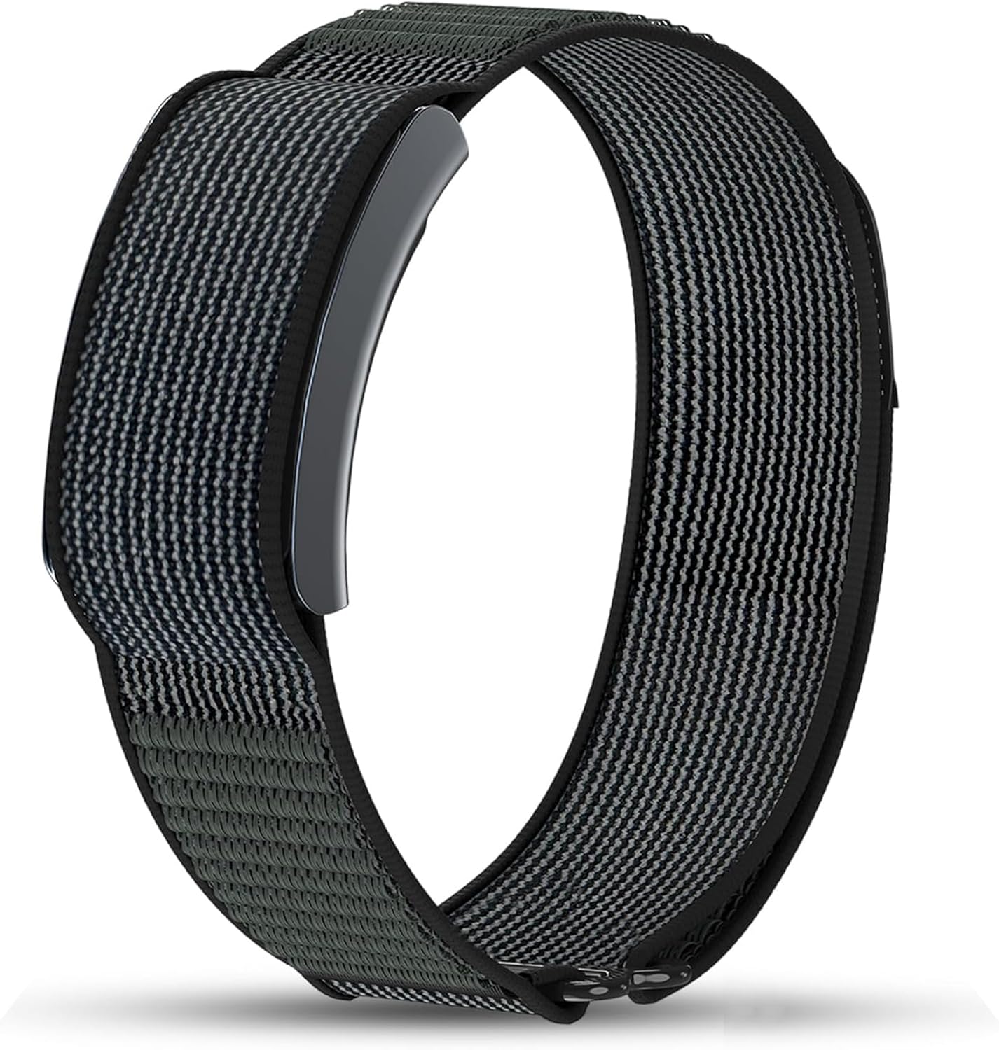 Laband 22mm Nylon Ankle/Arm/Wrists Strap Compatible with Amazfit Helio,Hook & Loop Bicep Band with Cover Design for Fitness Tracker, Adjustable Breathable Sport Bicep Strap Replacement Women Men