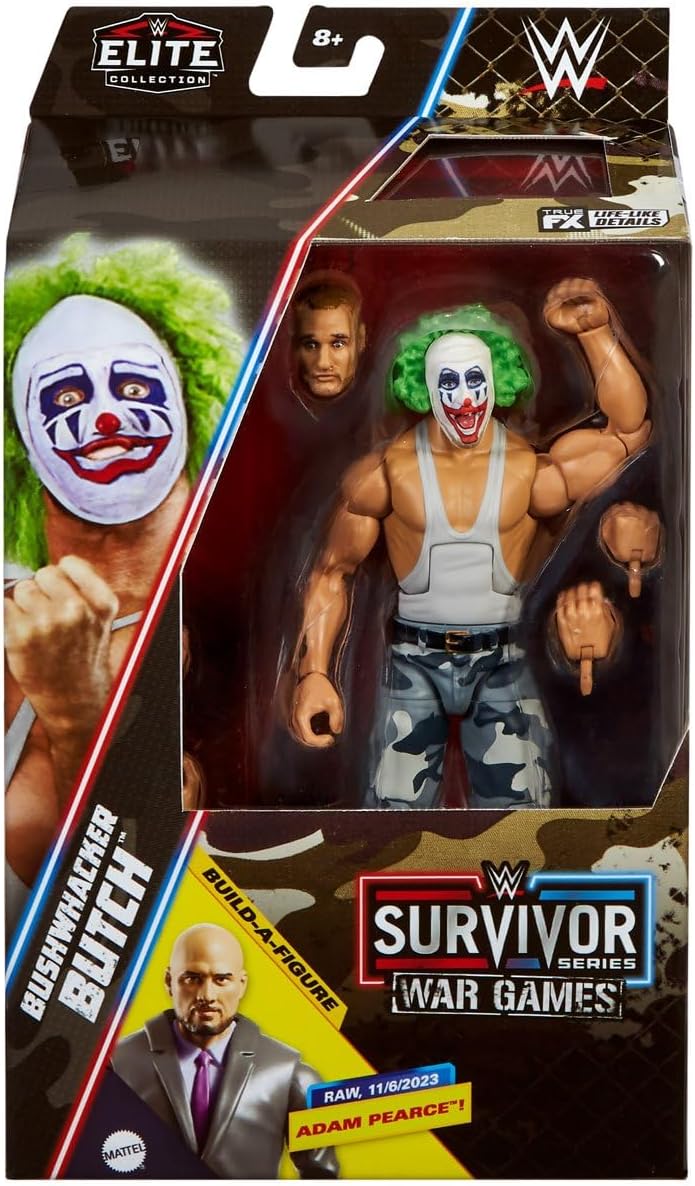 WWE Survivor Series Elite 2024 Bushwhacker Butch Action Figure