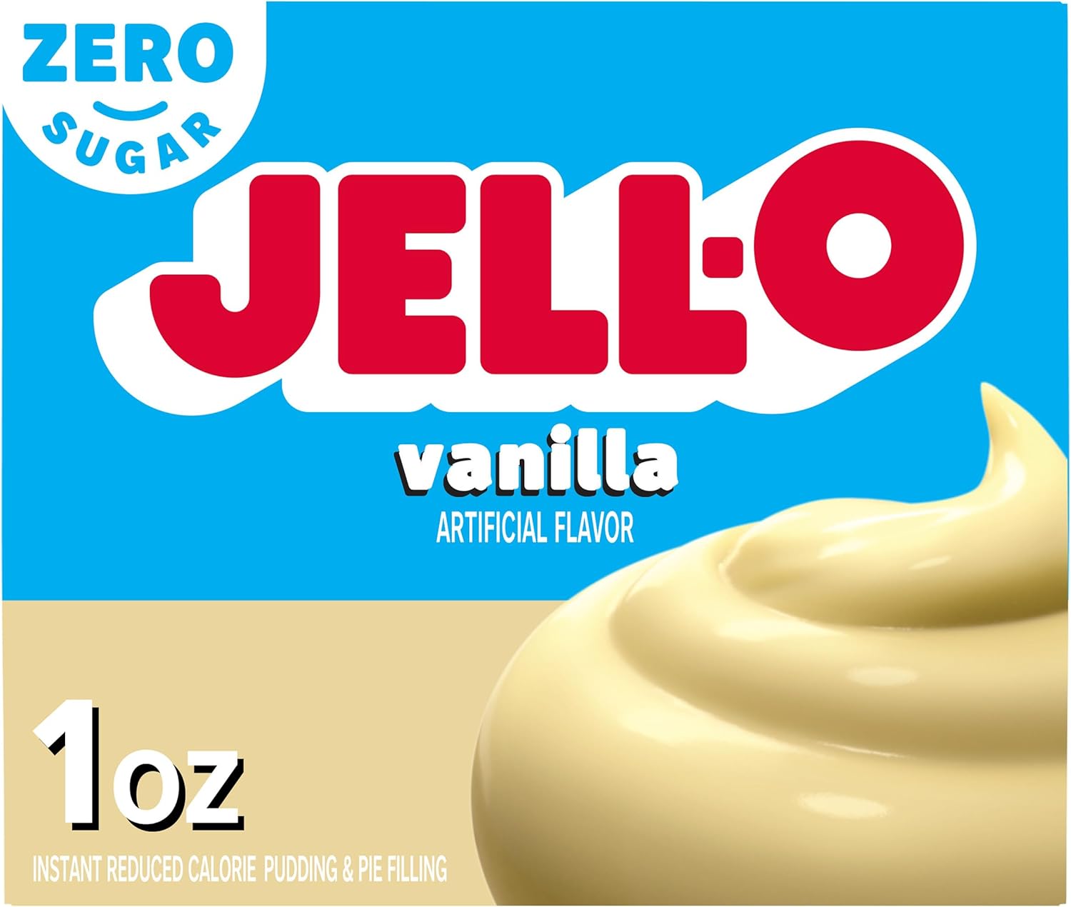 Jello Instant Vanilla Pudding Mix Sugar Free 28g