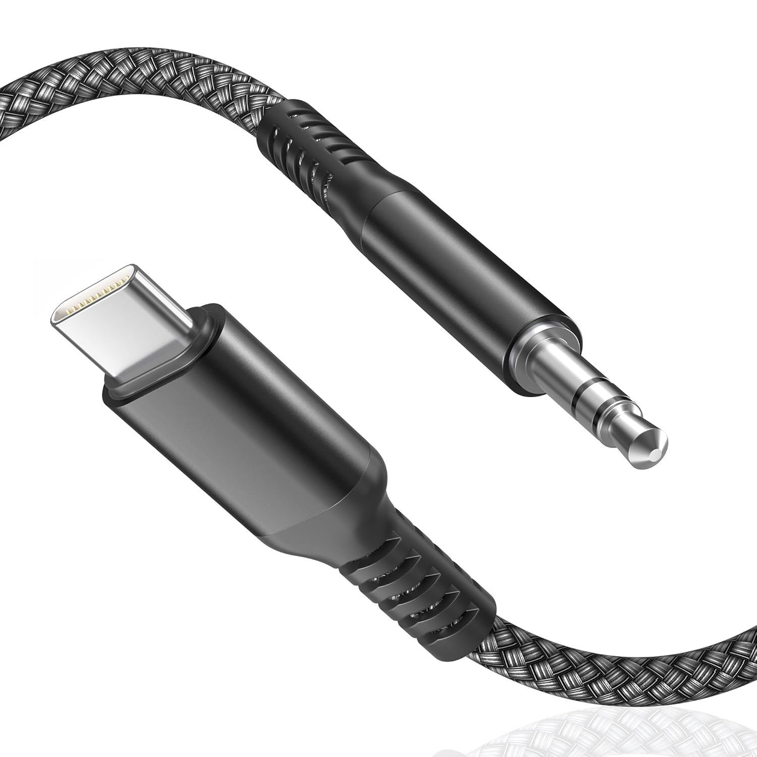 BASESAILOR Samsung Galaxy S25 Aux Cable 1.2M,USB C Aux Cable,Type C to 3.5MM Jack Audio Adapter Auxiliary Lead for Z Fold Flip,S24 S23 S22 S21 FE Ultra,Tab S9 S10 S10+,A15,A33 A34 A35,A53 A54 A55 A56