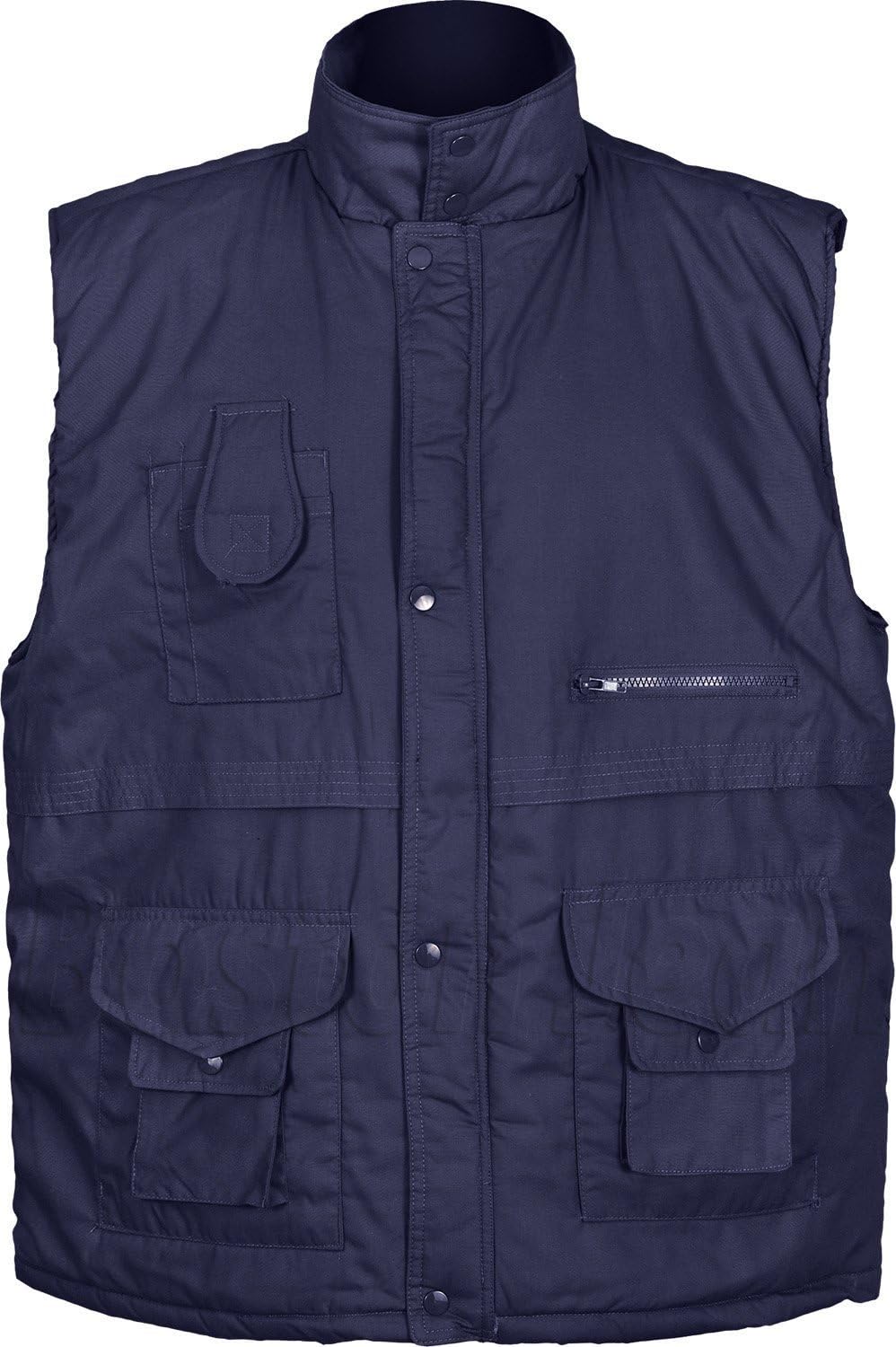 Fortress Mens Body Warmers Windproof Quilted Winter Warm Bodywarmer Big Sizes 2XL 3XL 4XL 4XL 6XL King Size Large Sizes Olive