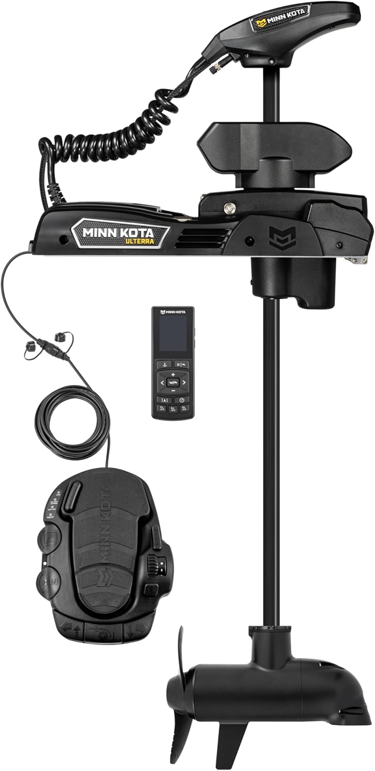 Minn Kota 1358540 Ulterra Quest 90/115 lb. Thrust, 45" Shaft, Dual Spectrum Chirp Sonar, Wireless Remote