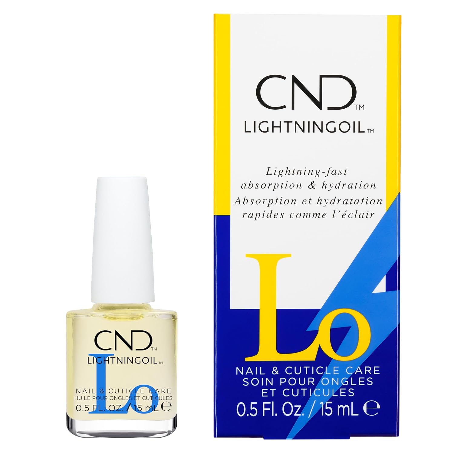 CND LightningOil, Fast-Absorbing Cuticle Oil, 0.5 fl oz