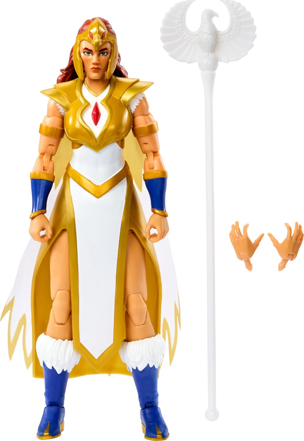 Masters of the Universe: Revolution Masterverse Action Figure & Accessories, Sorceress Teela Deluxe MOTU Collectible with 30 Articulations, 7-inch