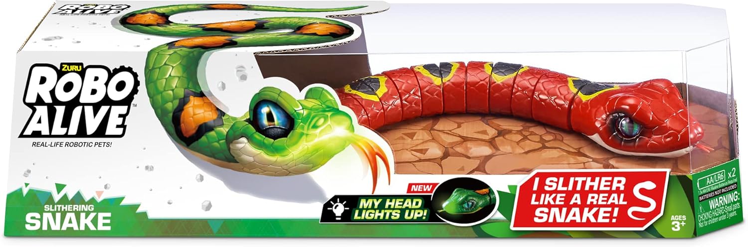 Tobar ROBO ALIVE SLITHERING SNAKE Robotic Toy