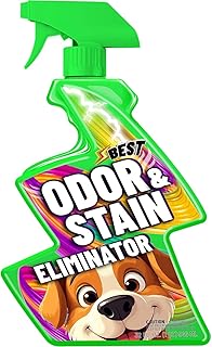 BEST Pet Odor & Stain Eliminator, Enzyme Spray for Urine, Dog Smell, Carpet Mess. Remove Dog & Cat Pee, Poop, Stain, Spot, Smell, Odor Enzymatic at a Molecular Level for Your Home