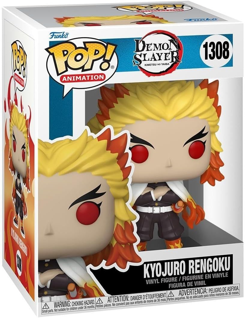 Funko POP! Animation: Demon Slayer - Rengoku - Collectable Vinyl Figure - Gift Idea - Official Merchandise - Toys For Kids & Adults - Model Figure for Collectors and Display