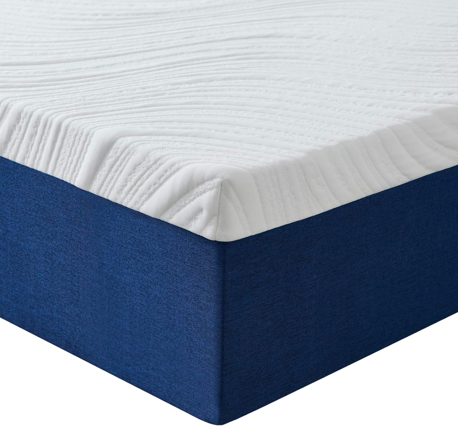 Double Mattress Memory Foam - Orthopaedic Medium Firm Support, Breathable Carved Knitted Cover for Back Pain & Pressure Relief (190x135x18cm)