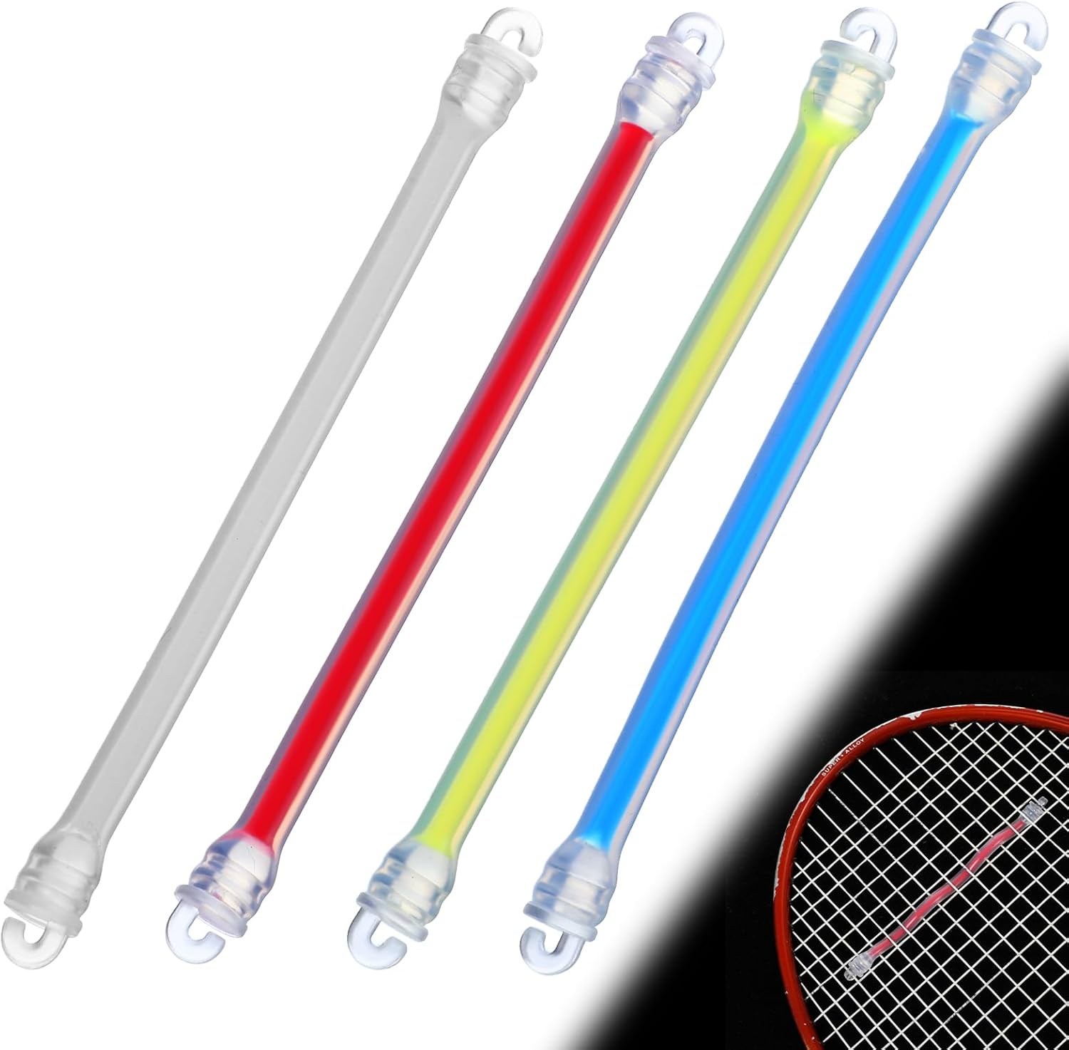 4 Pcs Tennis Racket Dampener, Tennis Sport Racket Shock Absorbers to Reduce Vibration, Racquet Vibration Accessories for Player Sports Favor