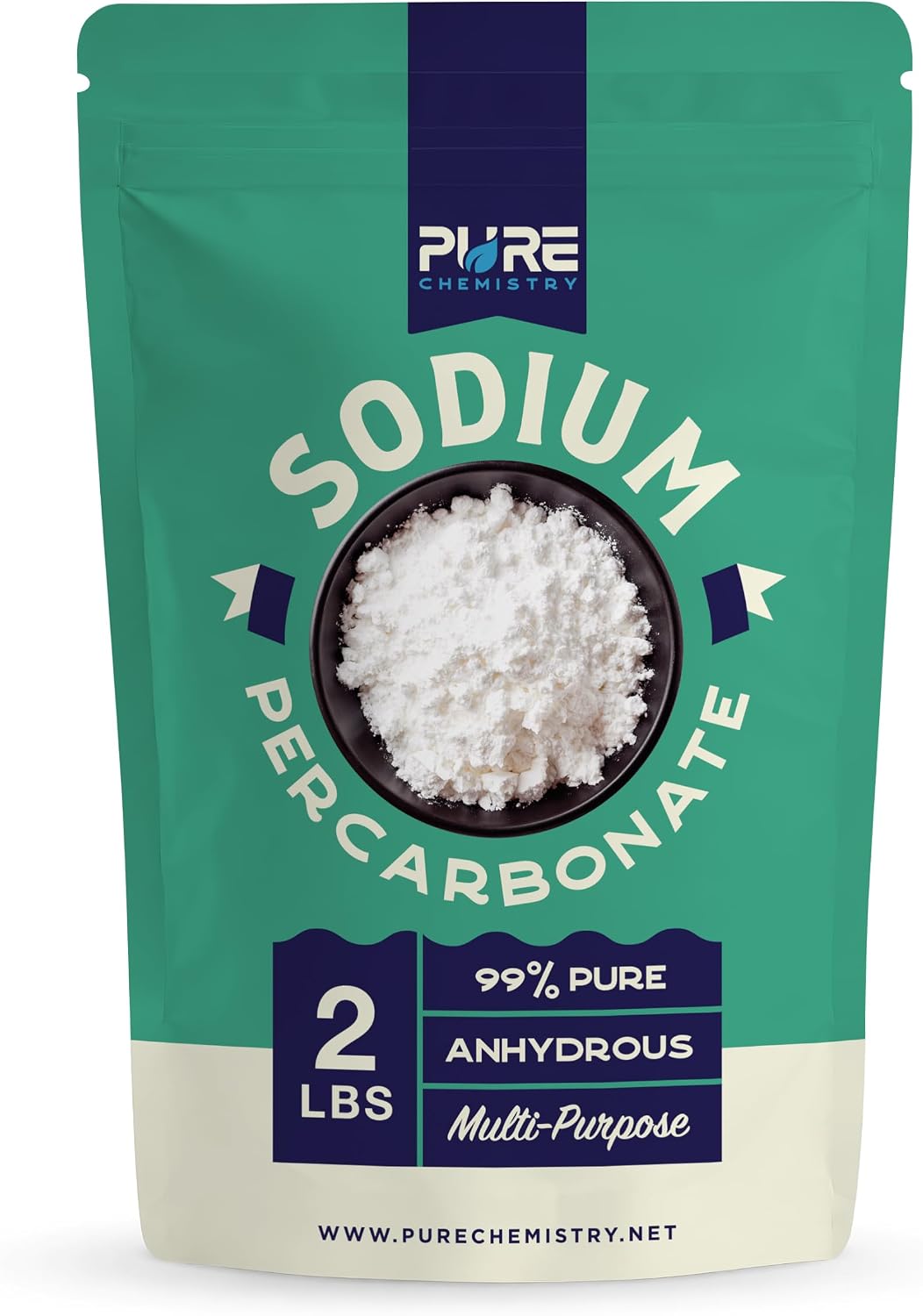 Ecoxall Premium Sodium Percarbonate Bulk, 2 lbs (32 oz), Pack of 1