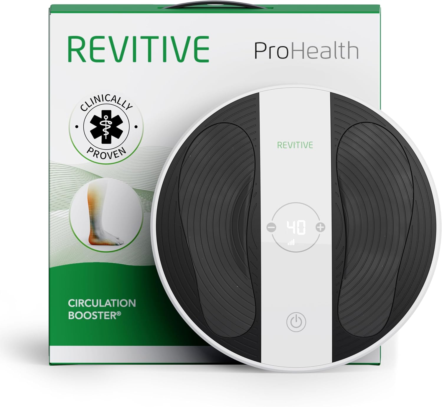 Revitive ProHealth Circulation Booster – Relieves Discomfort in the Legs and Feet - Drug-Free Relief from Leg & Feet Problems