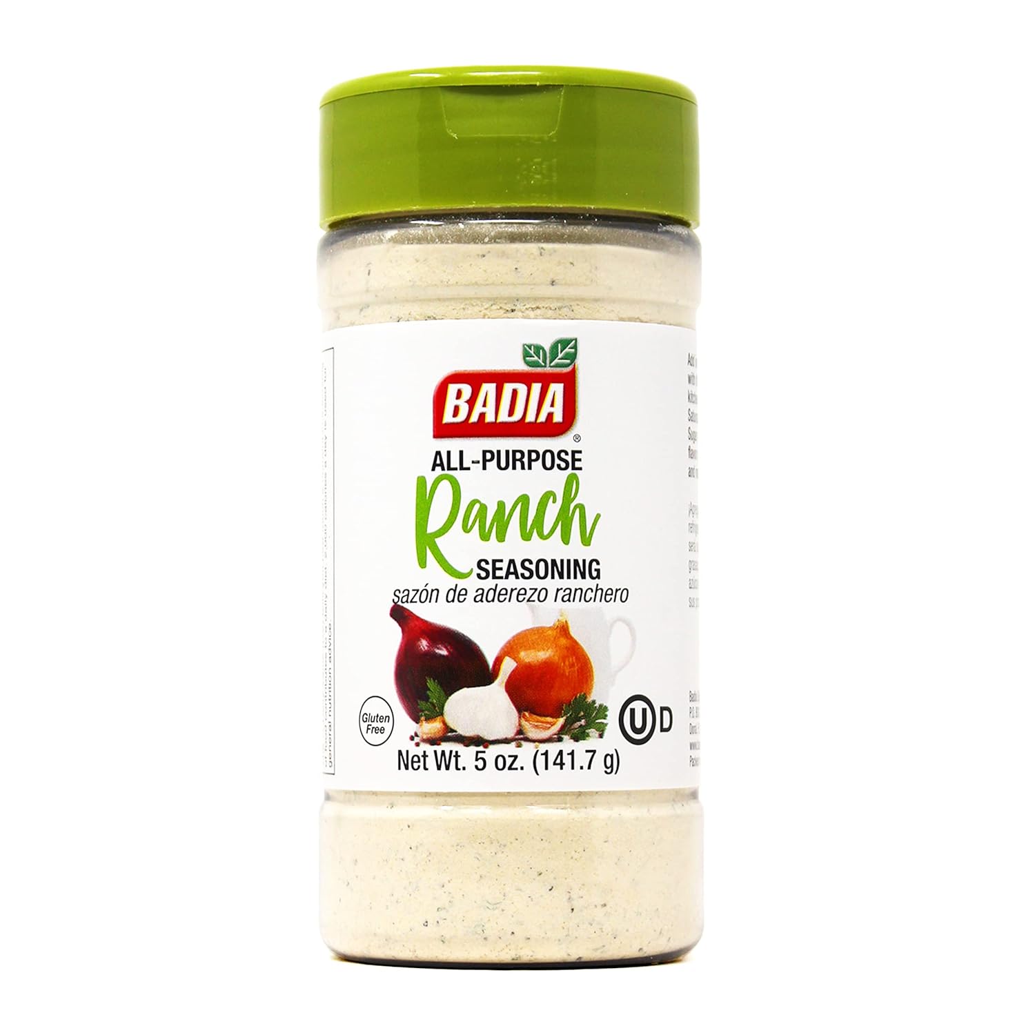 Badia Ranch Seasoning Powder, 5 oz – All-Purpose Ranch Flavor for Dressings, Dips, Meats, Vegetables & Snacks