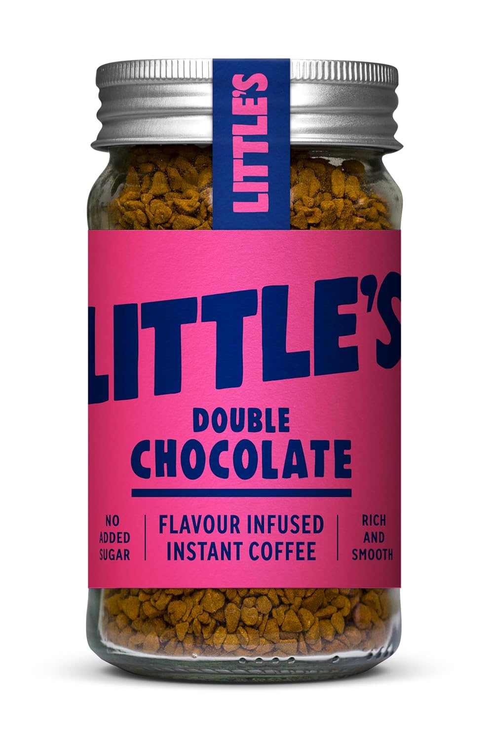 Little’s Chocolate Flavored Instant Coffee – No Added Sugar, Freeze-Dried Flavored Coffee (1.76 Ounce, Double Chocolate) 14 Servings Per Jar