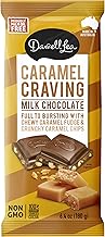 Darrell Lea Caramel Craving Chocolate Bar, Premium 6.4 Ounce Chocolate Bar Filled with Caramel Fudge & Caramel Chips | 100% Sustainably Sourced Cocoa | Palm Oil Free, Non-GMO, Made in Australia