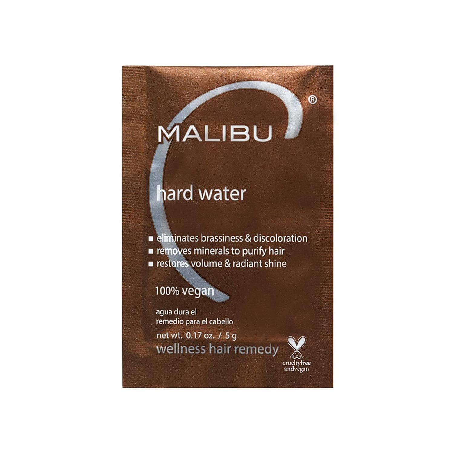 Malibu C Hard Water Wellness Remedy - Removes Deposits & Impurities - Contains Vitamin C for Shiny, Vibrant Results - Hard Water Treatment
