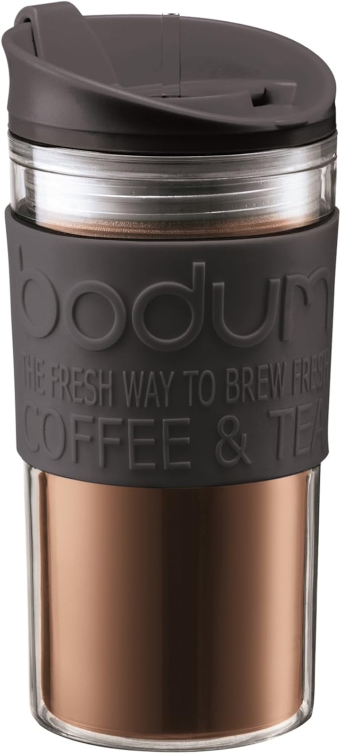 BODUM 11103-01S Travel Mug, Black, 0.35 Litre, 1 Count (Pack of 1)