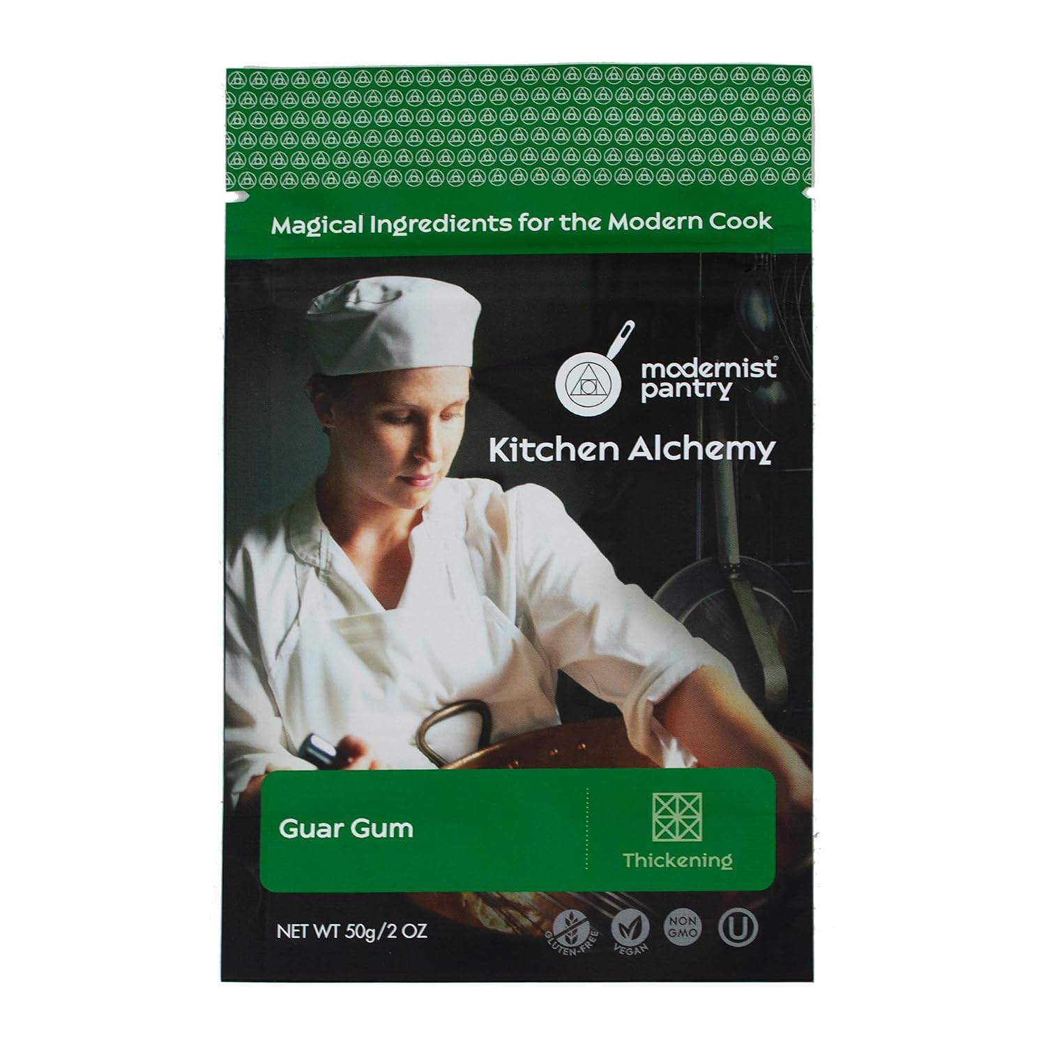 Pure Guar Gum ⊘ Non-GMO Vegan OU Kosher Certified - 50g/2oz