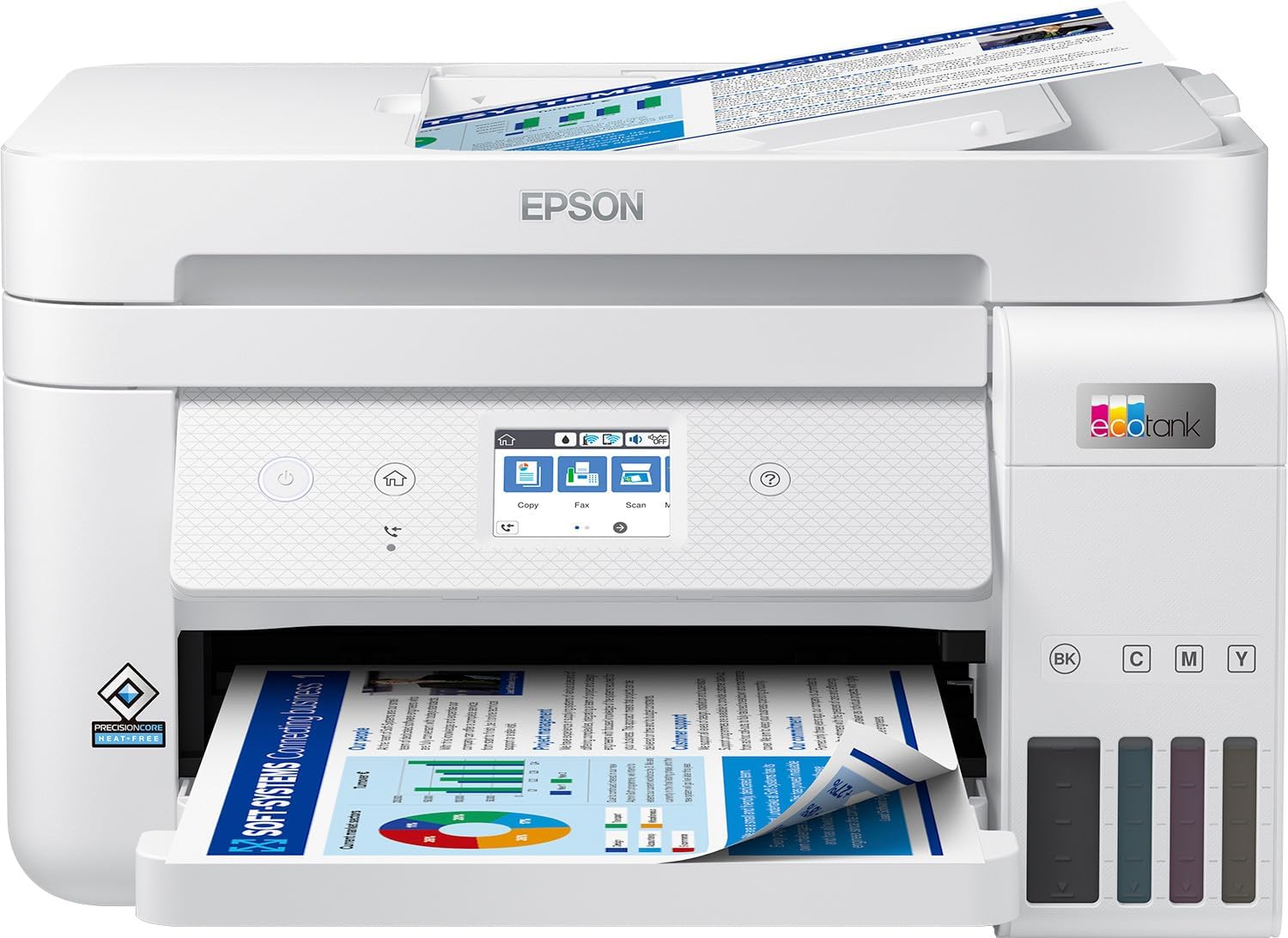 Epson EcoTank ET-4856 A4 Multifunction Wi-Fi Ink Tank Printer with a Included Stock of Inks up to 3 Years
