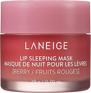 LANEIGE Lip Sleeping Mask: Nourish, Hydrate, Vitamin C, Murumuru & Shea Butter, Antioxidants, Flaky, Dry Lips