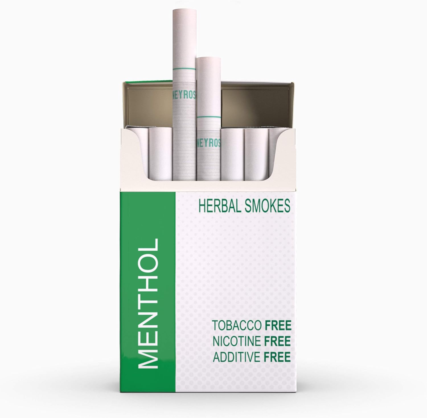 Honeyrose Menthol - Tobacco & Nicotine Free Herbal Cigarettes, 100% Natural, Made in England
