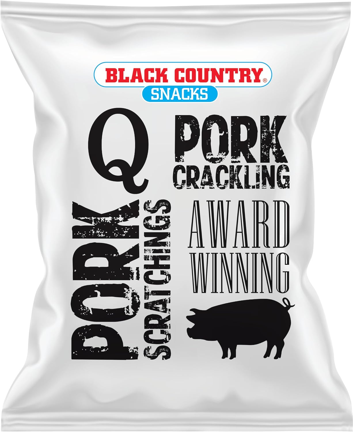 Q Pork Scratchings 10 x 60g - Black Country Pork Scratchings