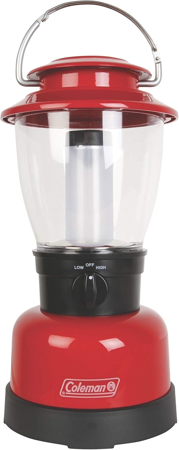 Coleman 700L LED Lantern with 4D Battery, Water & Impact-Resistant Lantern with Carry Handle, Lifetime LED Lights Never Need Replacing
