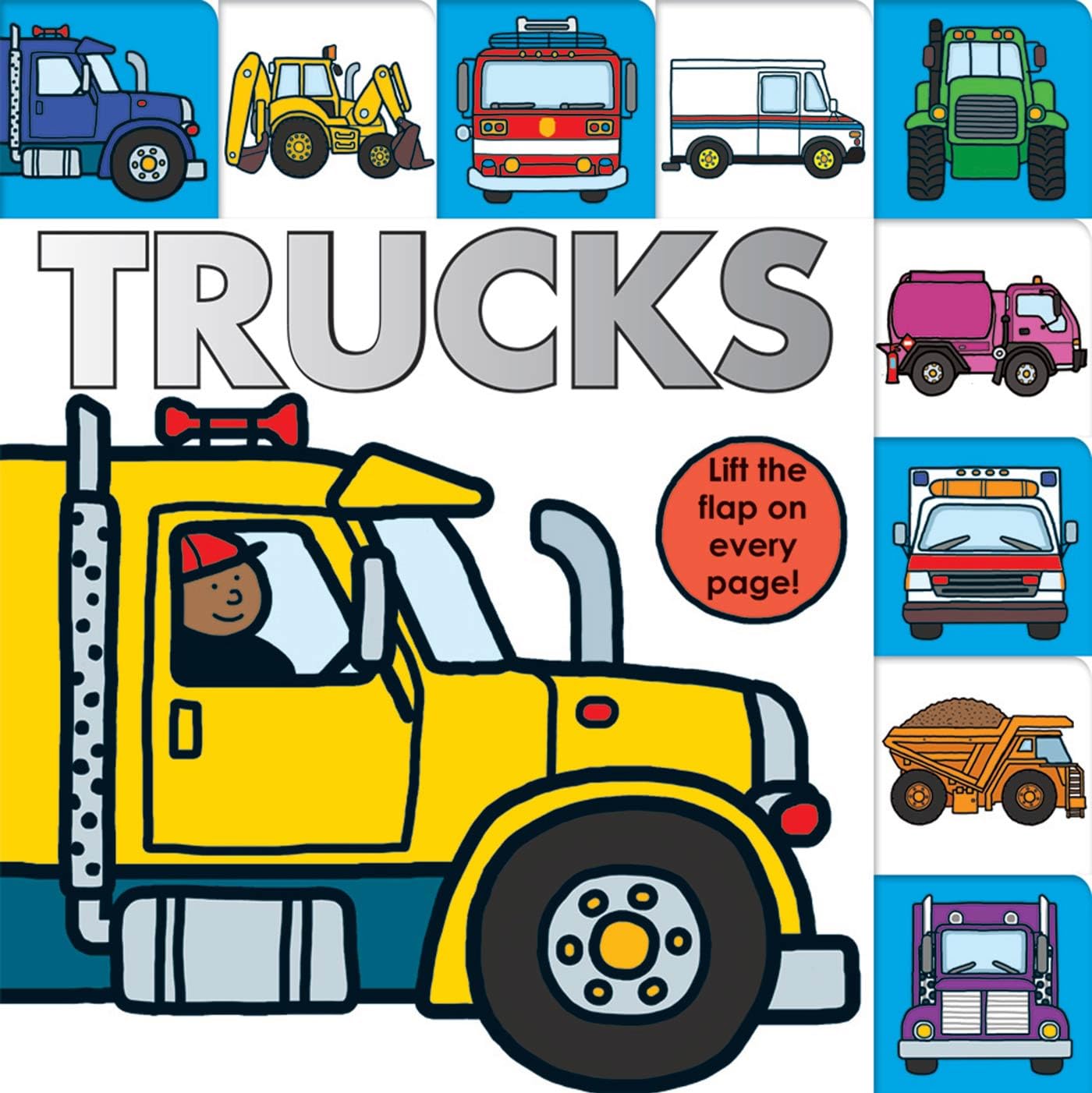 Lift-the-Flap Tab: Trucks: An interactive board book for little fans of trucks (Lift-the-Flap Tab Books)
