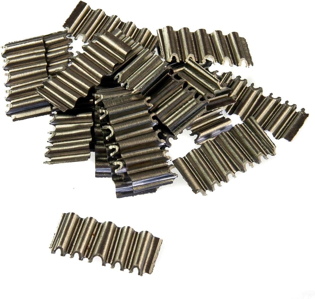 1/2" x 6c - 12mm x 30mm Corrugated Fastener Self Colour | (Pack of 20)