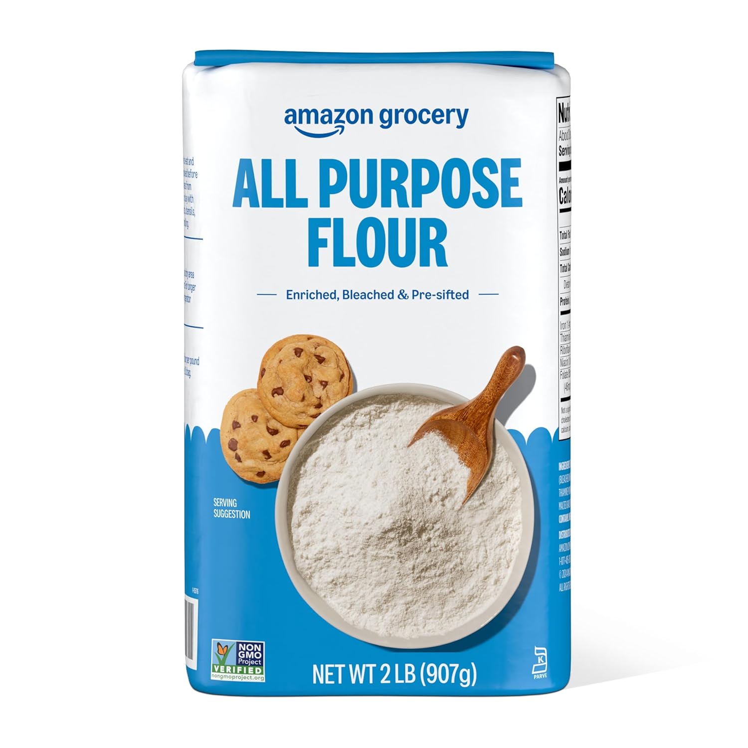 Amazon Grocery, All Purpose Flour, 2 Lb (Previously Amazon Fresh, Packaging May Vary)