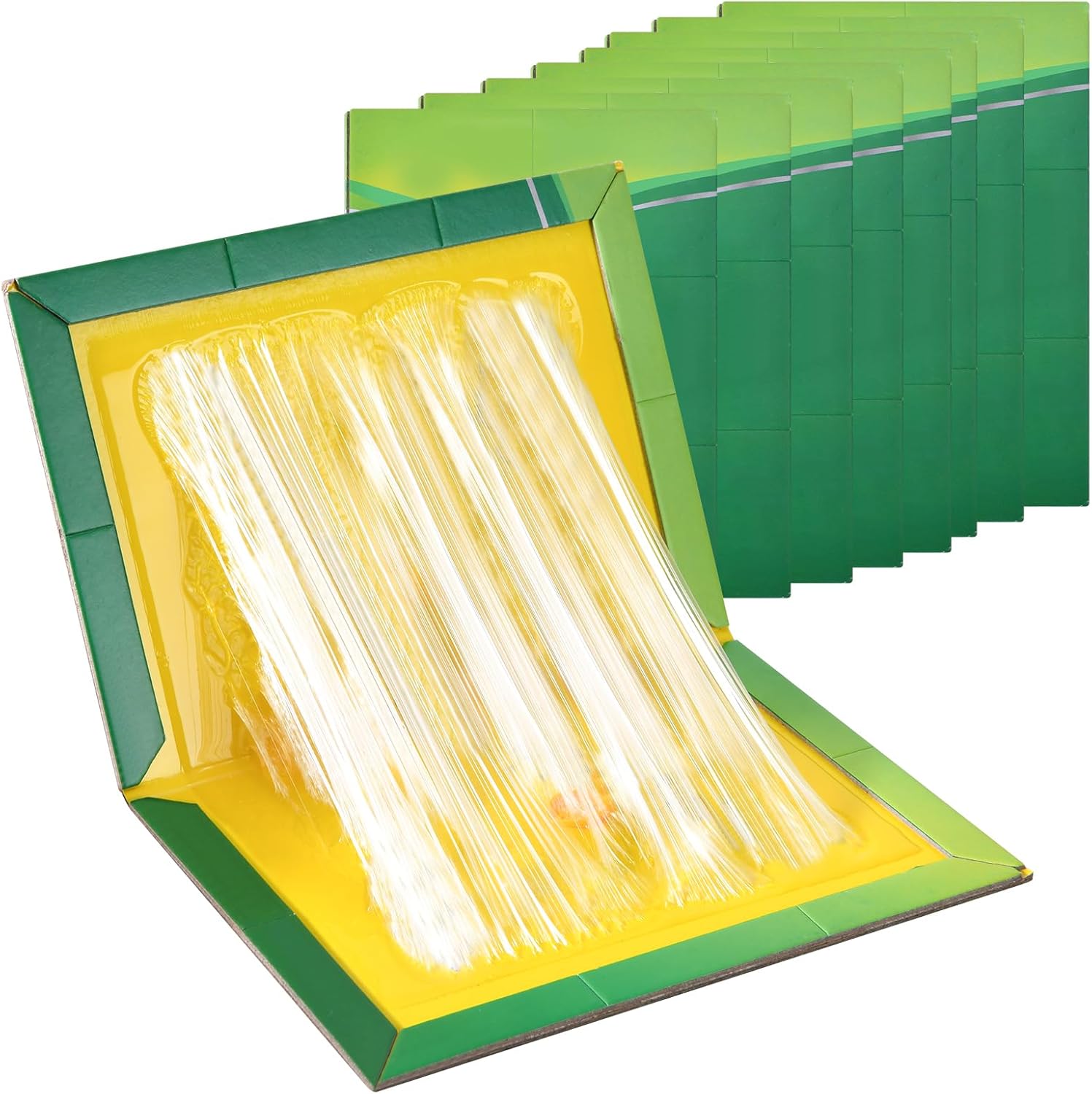 KK STRONEX Sticky Traps 6 Packs Large Extra Strong Sticky Trap - Sticky Pads Board Gum Pads for Indoor Outdoor, Home Kitchen, Garage, Garden