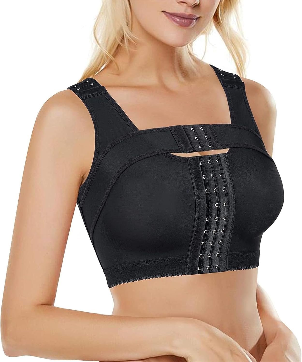 BRABIC Women's Front Closure Post-Surgery Posture Corrector Bra Shaper Tops