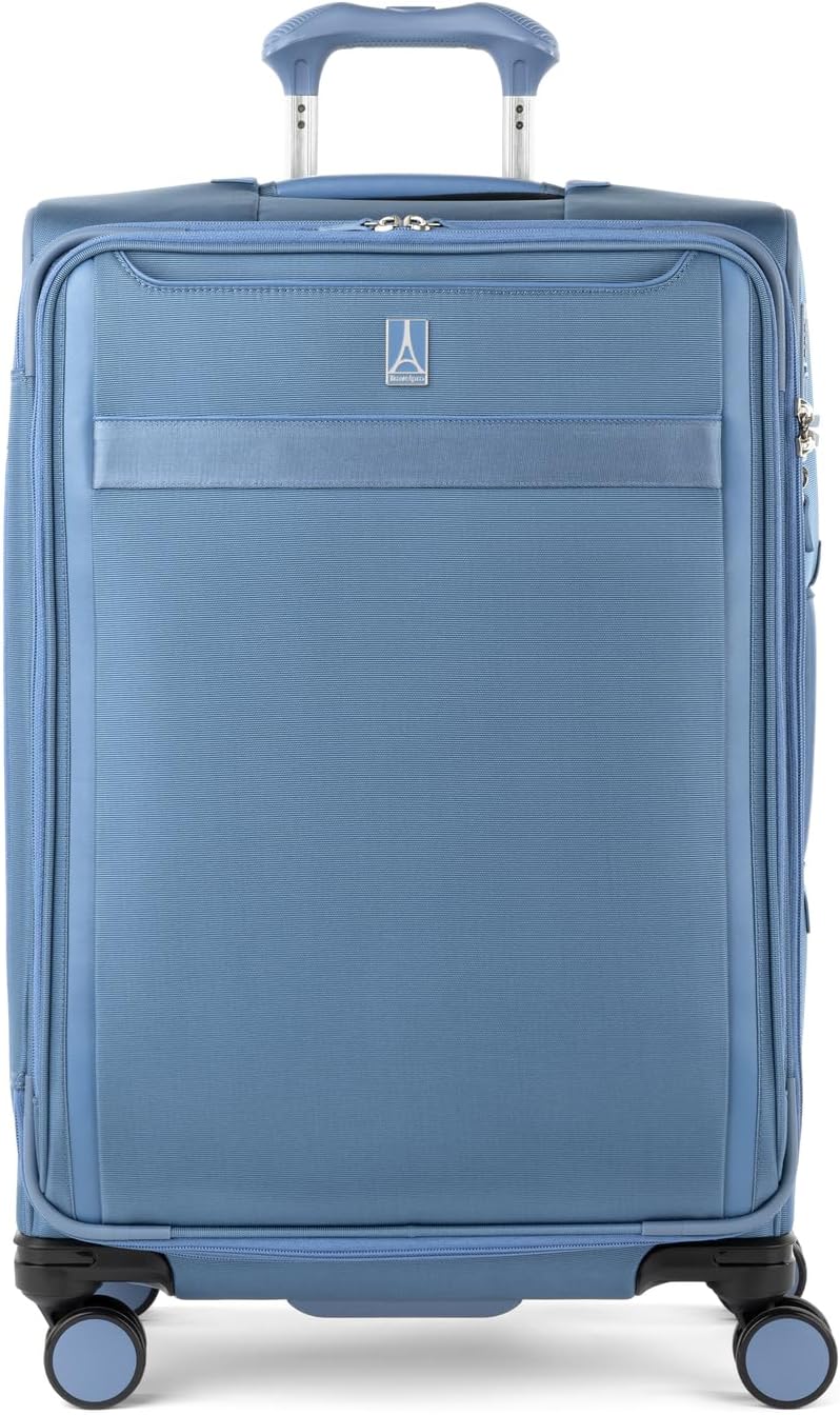 Travelpro VersaPack+ Softside Checked Luggage Suitcase, Elemental, 25-Inch