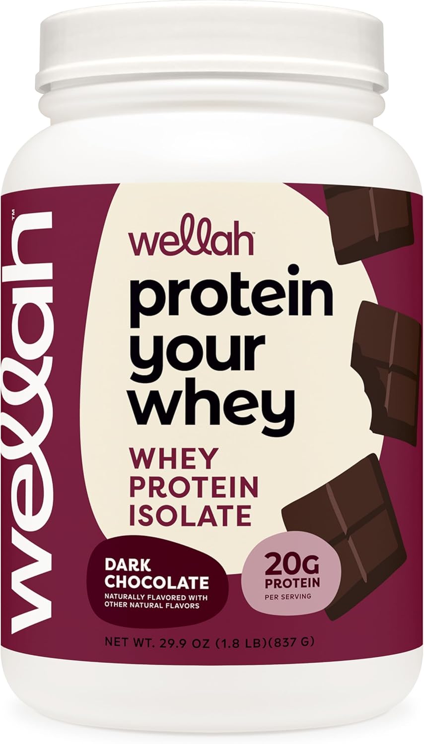 Protein Your Whey (30 Servings, Dark Chocolate) - Whey Protein Isolate Protein