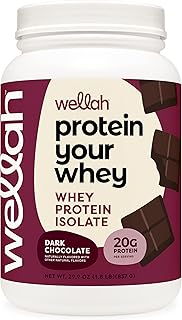 Protein Your Whey (30 Servings, Dark Chocolate) - Whey Protein Isolate Protein