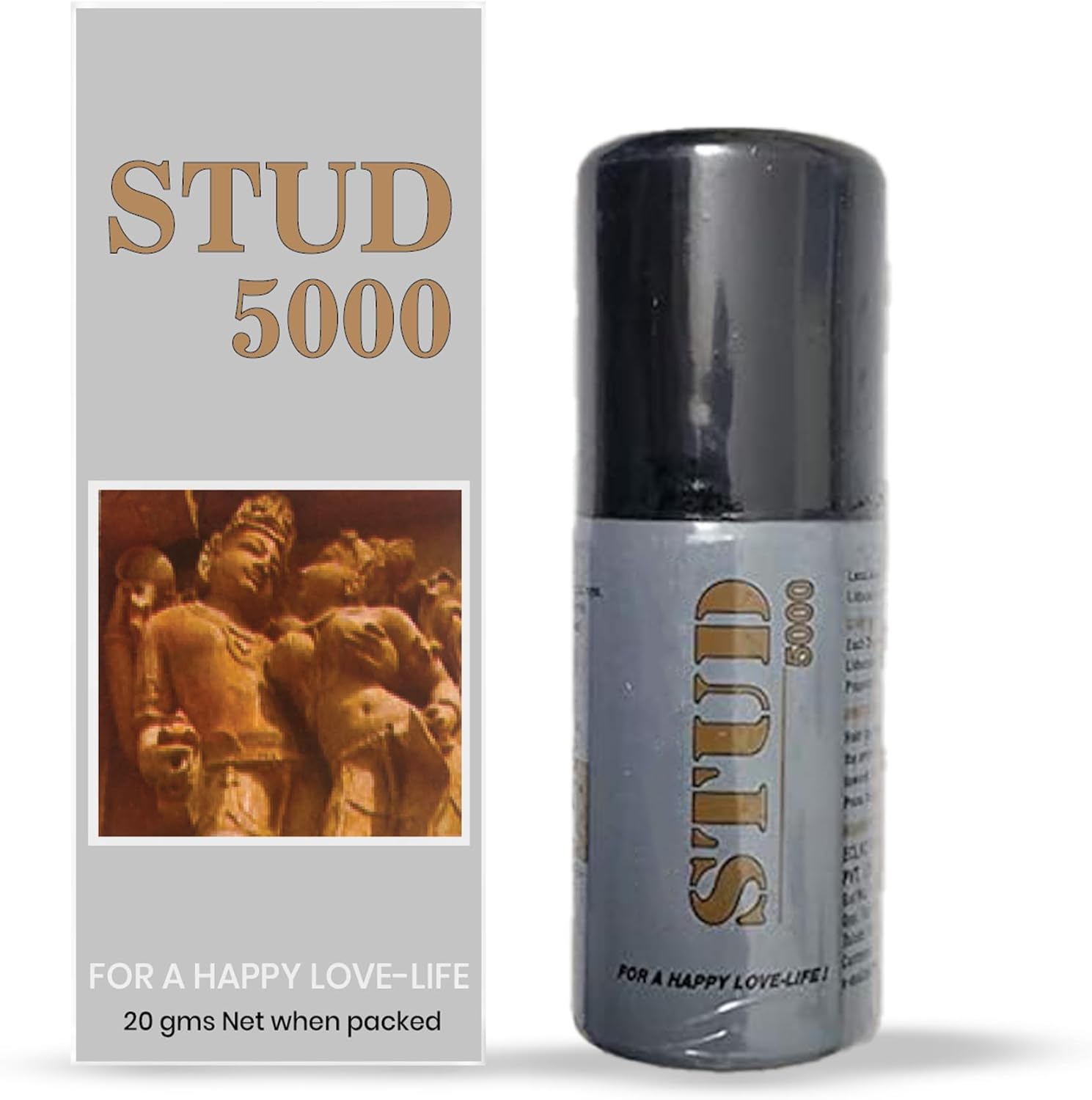 Stud- 5000 Delay Spray for Men Prolong Pleasure & Last Longer in Bed with Fast-Acting Desensitizing Formula,Discreet Packaging Portable 20gms