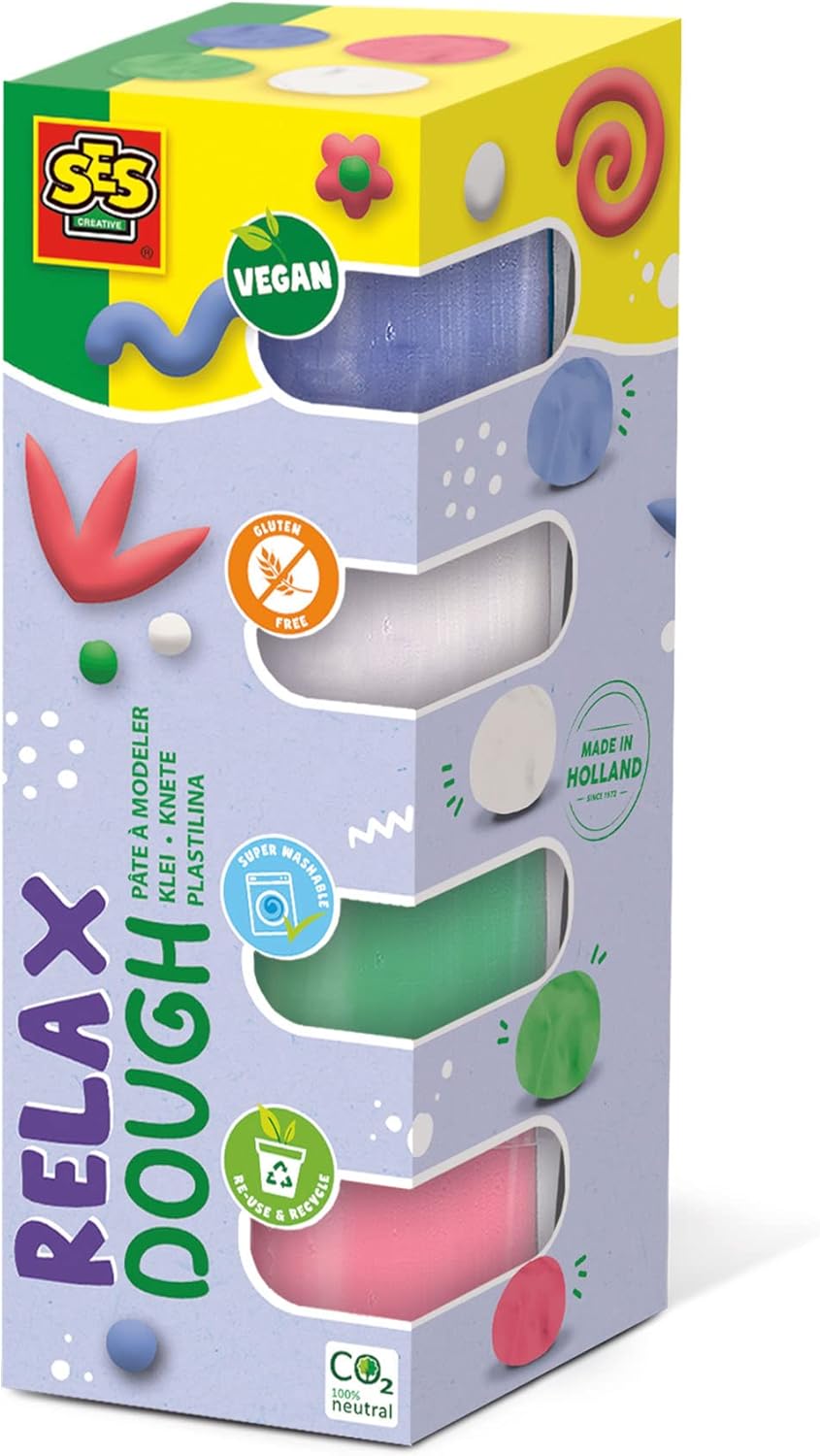 SES Creative Feel good dough - Relax (4x90gr)