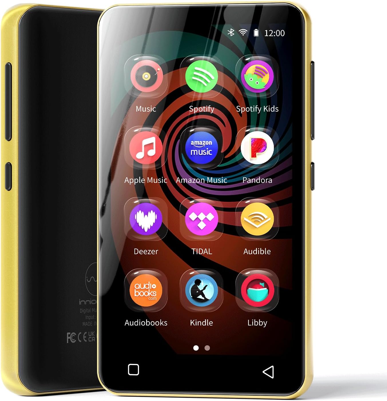 Innioasis G3 MP3 Player with Bluetooth and WiFi, 160G Player with Spotify