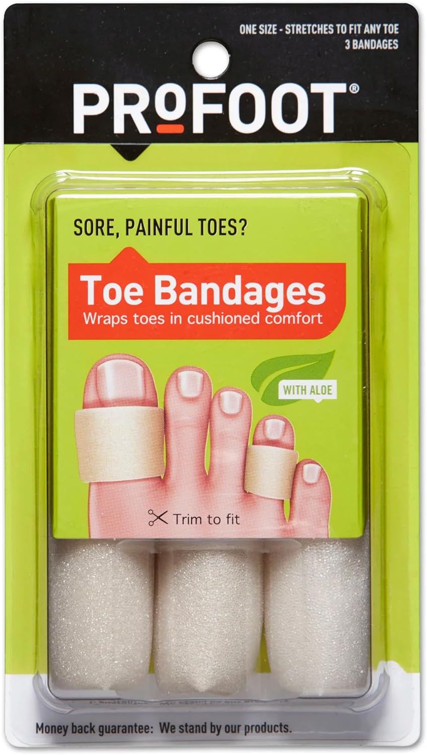 Profoot Toe bandages 3 count (Pack of 2)
