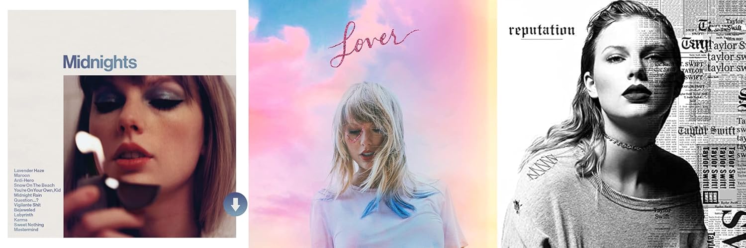 Taylor Swift - 3 CD Collection - Lover / Reputation / Midnights [Moonstone Blue Edition] - 3 CD Set