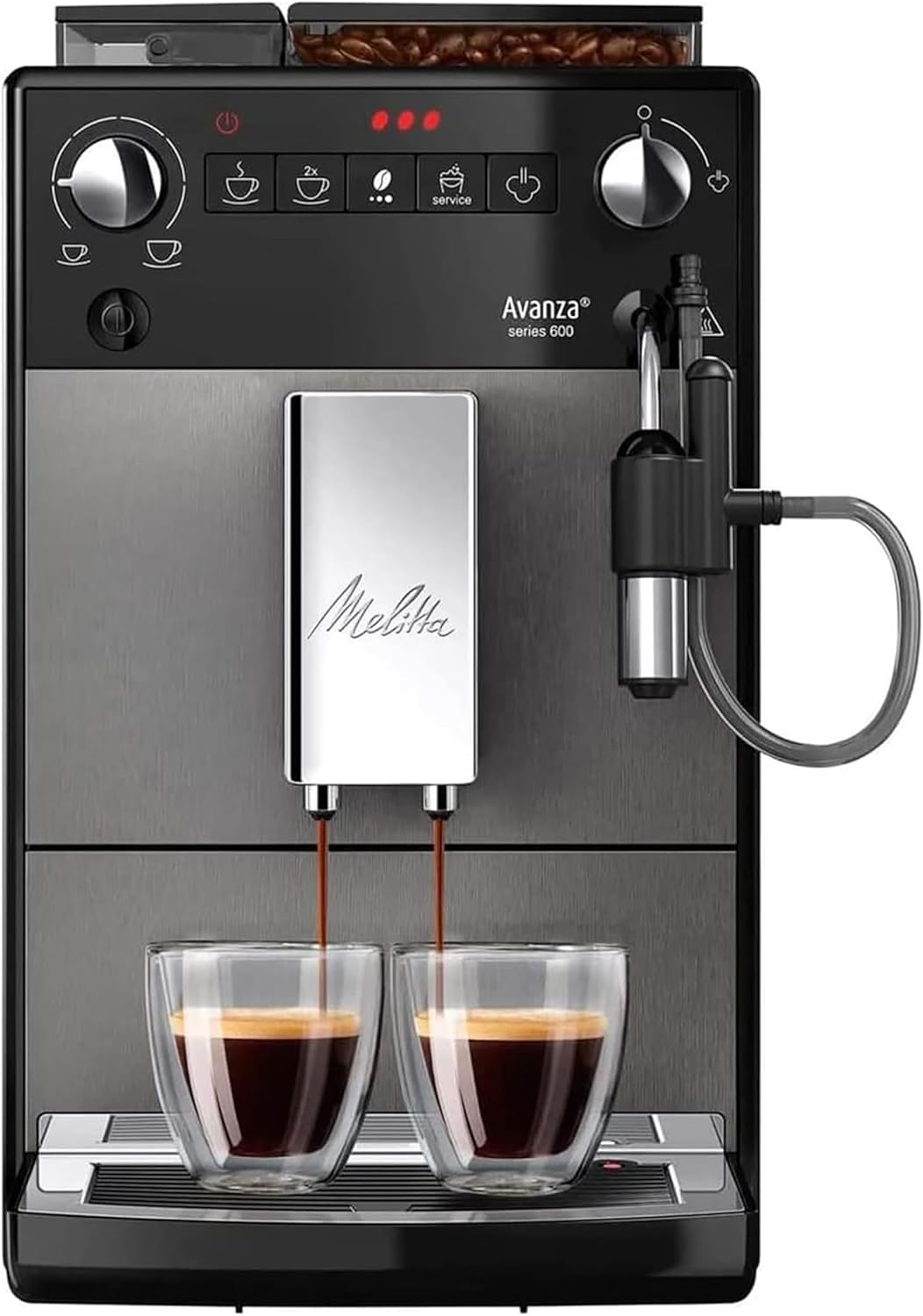 Melitta Fully Automatic Coffee Machine, Avanza Series 600, Art. No. 67677567, Stainless Steel, 1450 W, 1.5 liters, Mystic Titian
