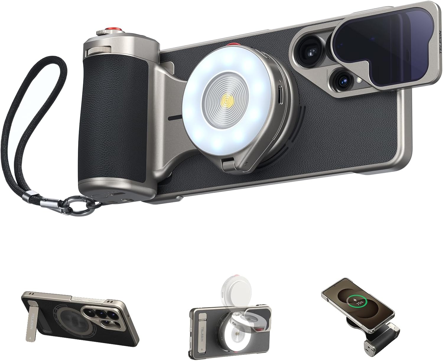 TELESIN Phone Camera Master Grip Kit for Samsung Galaxy S26 Ultra