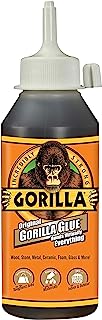 Gorilla Original Gorilla Glue, Waterproof Polyurethane Glue, 8 Ounce Bottle, Brown, (Pack of 1)