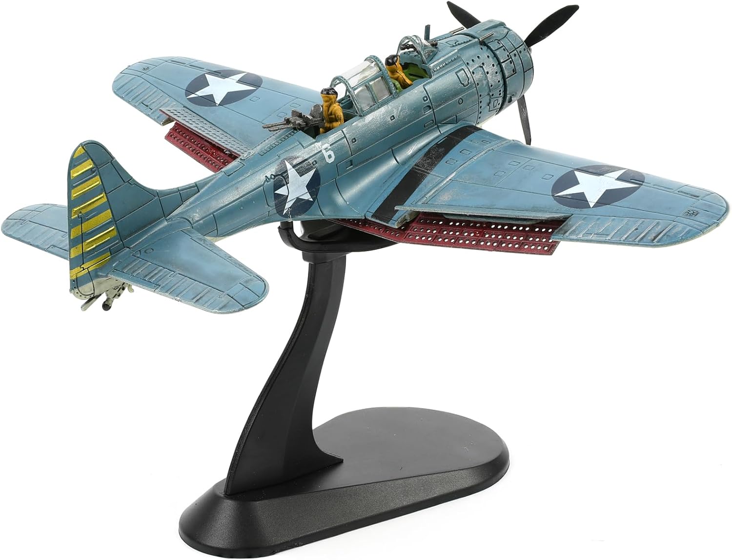 1/72 Douglas SBD-2 Dauntless Dive Bommber Model World War II Midway Vintage Warplane Metal Diecast Aircraft Military Display Airplane for Display Collection or Gift