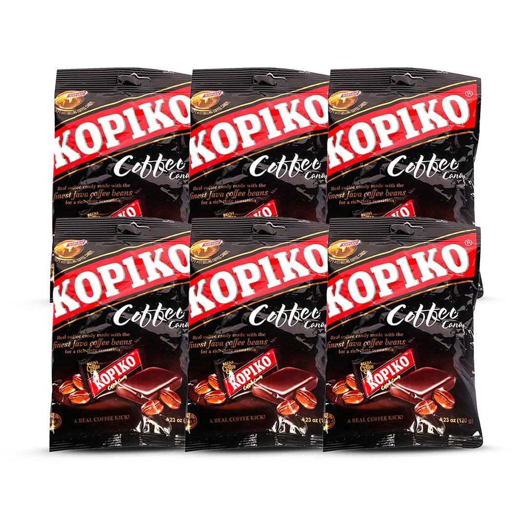 Kopiko Snack Candy Coffee Bag, 4.23 -Ounce (Pack of 8)
