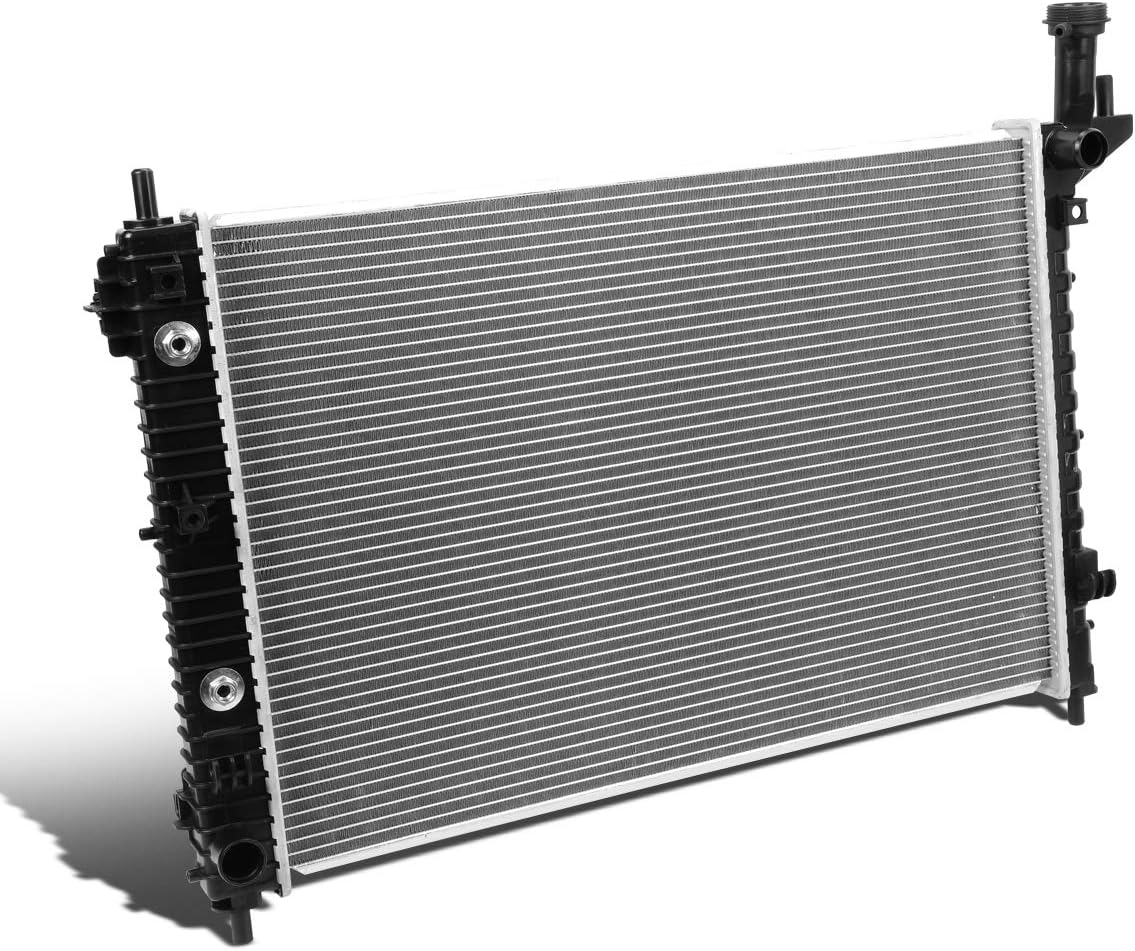 DNA Motoring OEM-RA-13007 Factory Style Full Aluminum Core Cooling Radiator Compatible With 08-17 Enclave / 09-17 Traverse V6 Models